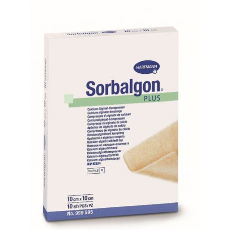 Pansement alginate de calcium Sorbalgon® 10x20 - Bte 10