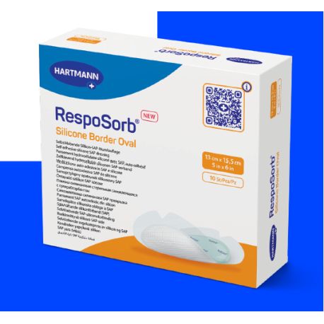 Panst RespoSorb® Silicone Border Oval 13x15.5 -Bte 10