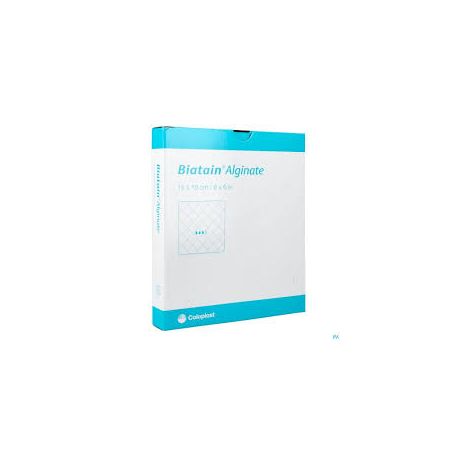 BIATAIN ALGINATE 5X5 Biatain® Alginate/ Seasorb - Boîte de 30 pansements à bas d'alginate et CMC - 5 x 5 cm