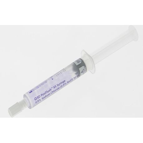 Seringue pré-remplie de NaCl 0.9% 10ml stérile BD