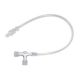PROLONG PVC 25cm DIAM 2.5mm AVEC ROBINET 3V + BAGUE MOB